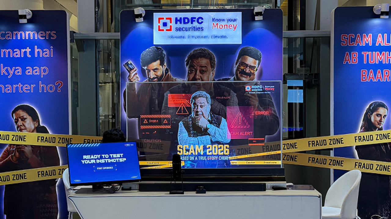 HDFC Securities scam awareness experience setup